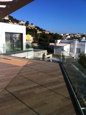 gardes corps en fer et verre a  Bandol